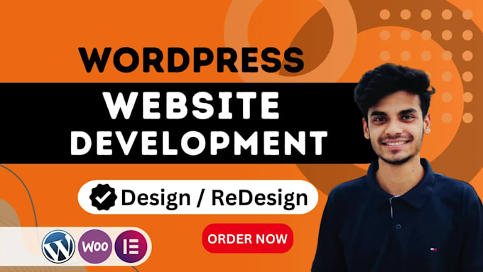 build, design website, redesign, clone, wordpress website development