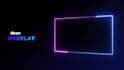 create neon, rgb animated webcam borders for twitch, youtube