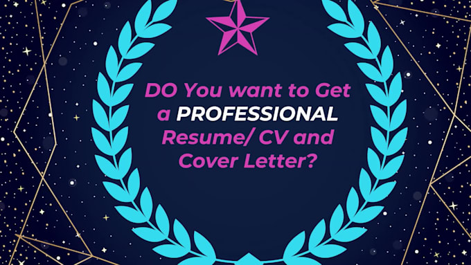 rewrite your resume, cover letter and cvs