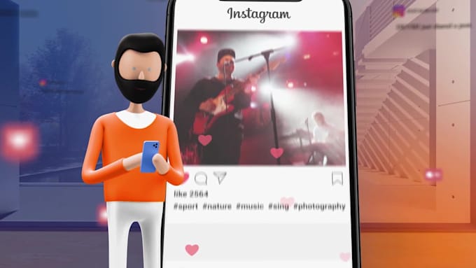create 3d explainer marketing video for your app