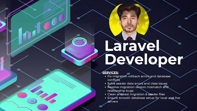 fix laravel migration and seeder errors