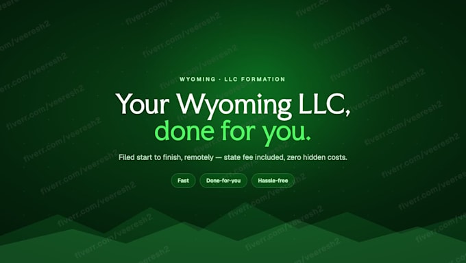 register wyoming llc or company with registered agent and ein