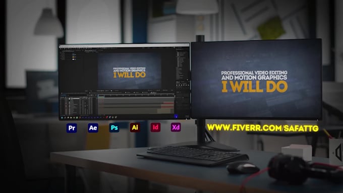 do professional video editing and motion graphics