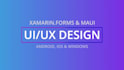 design responsive mobile app UI using net maui