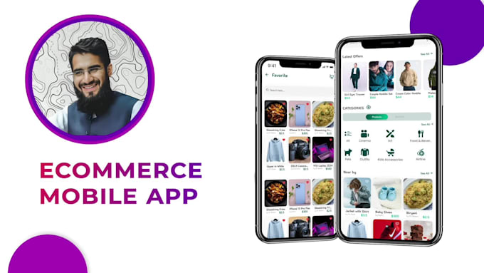 custom ecommerce mobile app development ios and android