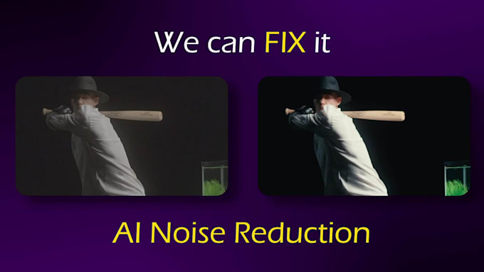 remove grain or noise from your video without losing details