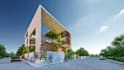 3d render architectural exterior design, commercial , house