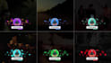 create neon social media lower third animation