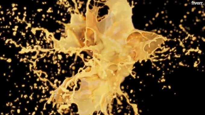 do 3d soda can animation, 3d beverages 3d water simulation energy can motion