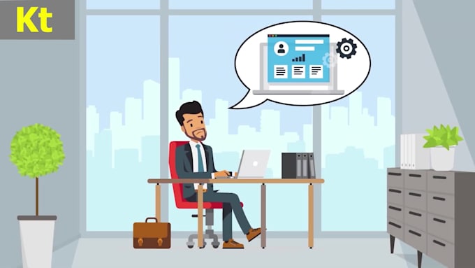 create 2d animation explainer video or infographic video