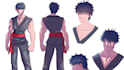 draw custom anime character design or reference sheet