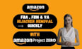 remove amazon hijacker, fba, fbm in 1 day
