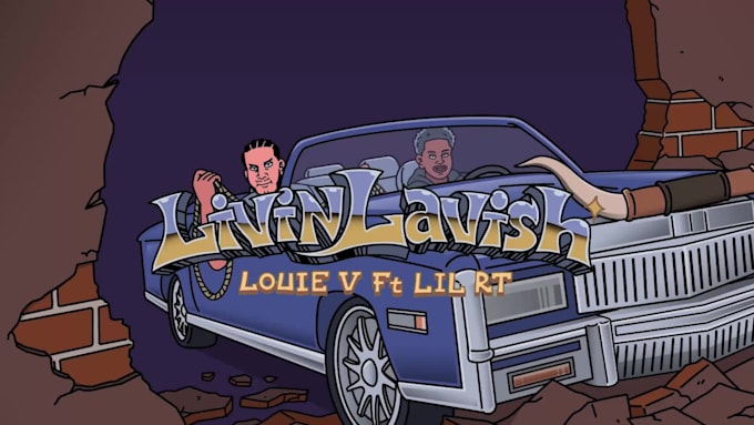 create 2d animation for your music video