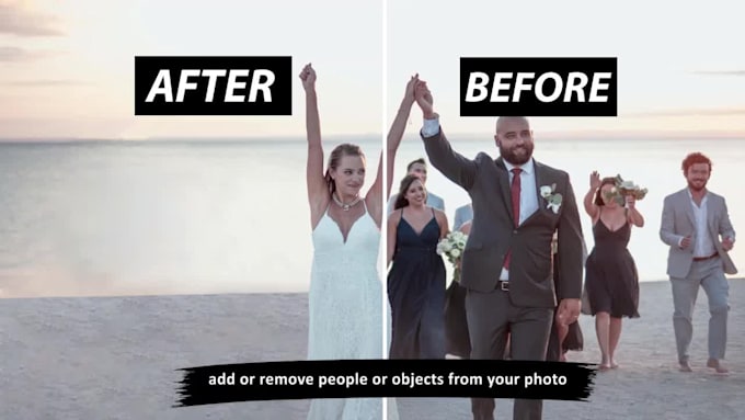 remove unwanted object people from photo