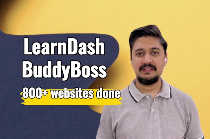 Top 10! I will build a premium learndash or buddyboss or membership website  for $295