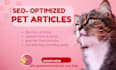 write pet articles, animal care, or pet food blogpost