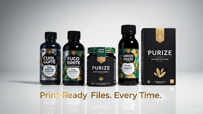 design professional product label and packaging