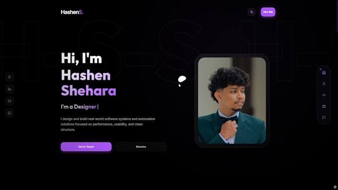build a modern animated website or portfolio