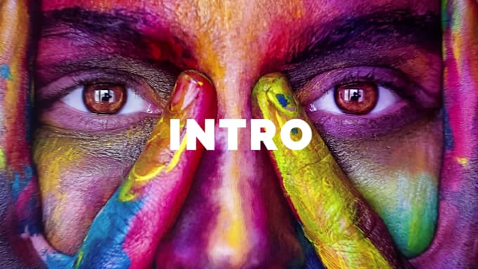 do youtube intro or outro, stomp typography, trailer videos