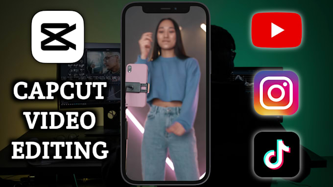 do engaging capcut video editing for tiktok, reels, shorts