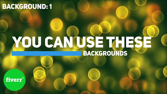 create amazing looping background videos