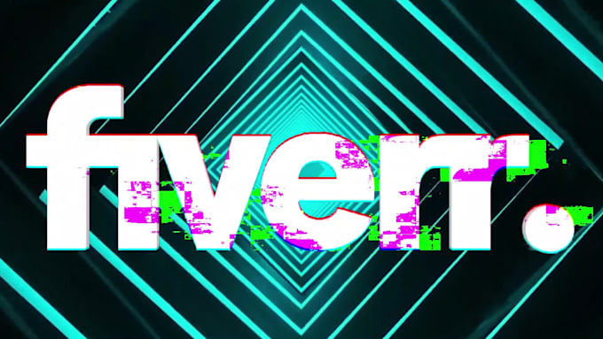 do unique custom vj loop dj visual logo animation