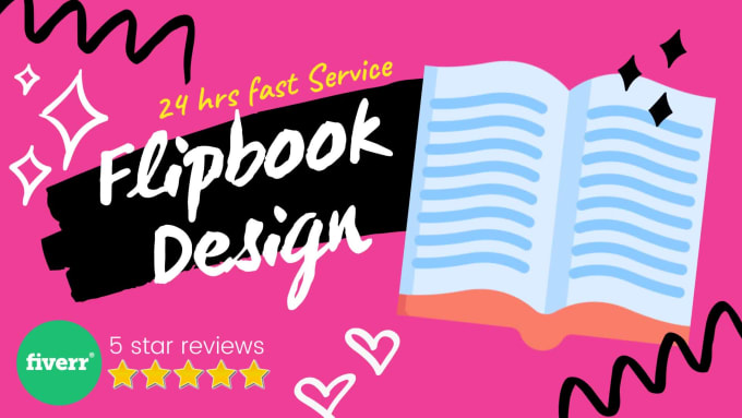 Hire a freelancer to design a flipbook in 24 hrs with free host flip book link