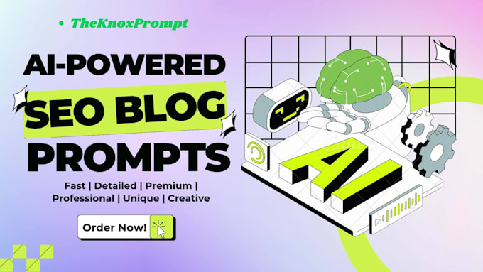 generate SEO optimized blog prompts using ai for your niche