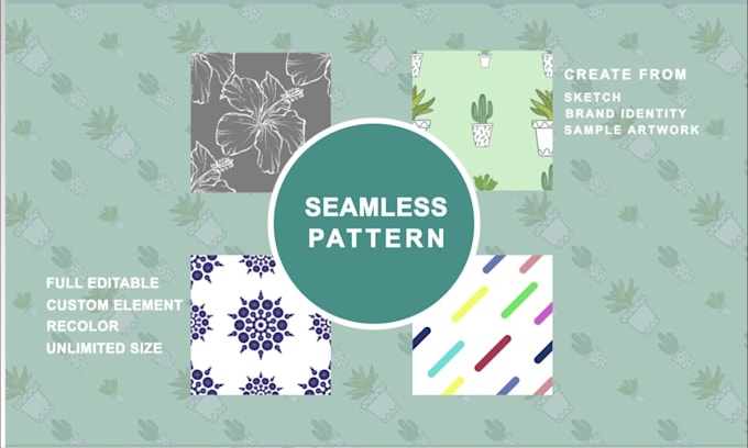 design textile print seamless pattern