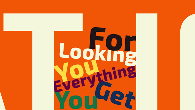 do motion graphics, and everything related to it