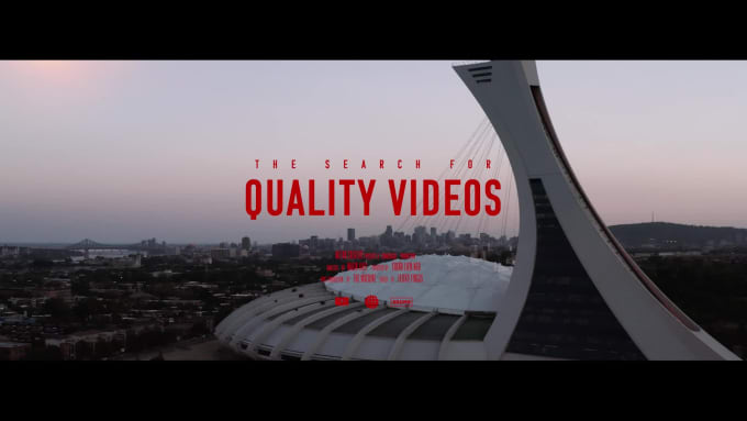 produce a quality cinematic video