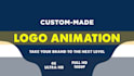 create custom 2d logo animations for your business