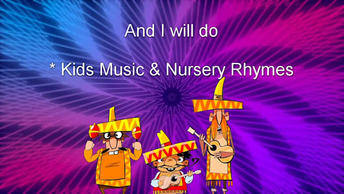 make catchy nursery rhymes