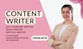 be your SEO content writer, blog writer and article writer