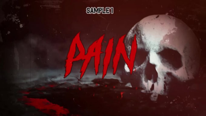 make beautiful animated lyric music video for your song