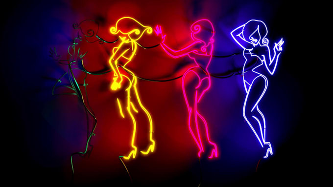 create stunning neon logo animation, neon sign effect and text animation