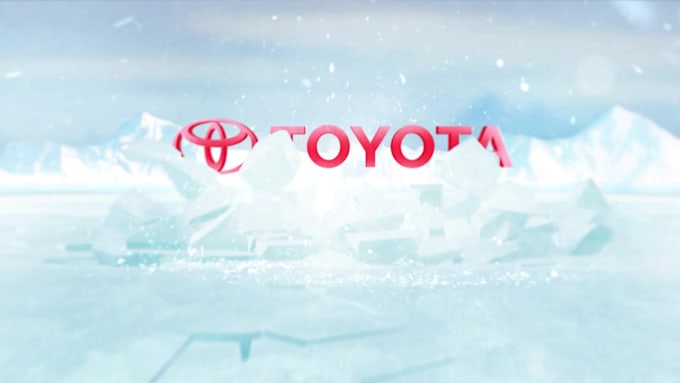 make snow logo intro