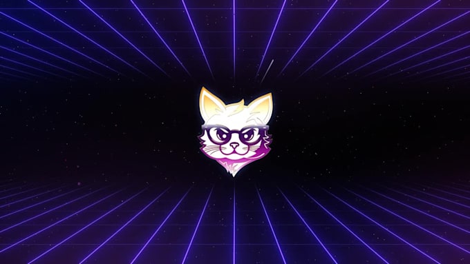 redo your existing logo in a new neon style