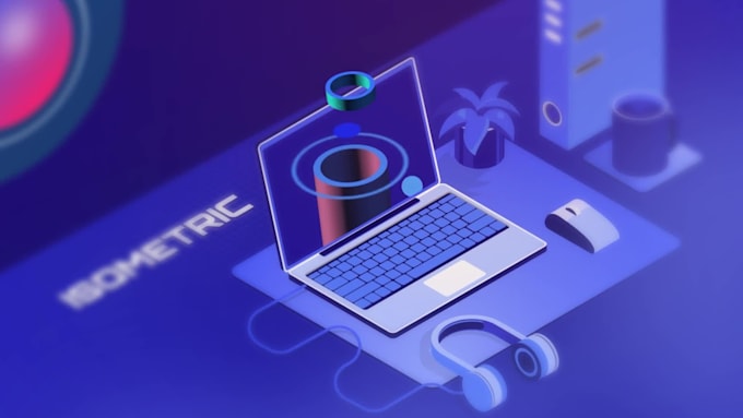 create an isometric animation video