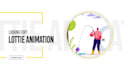 create lottie animation for a website or mobile app