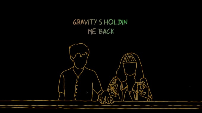 create trendy animated hand drawn lyric video