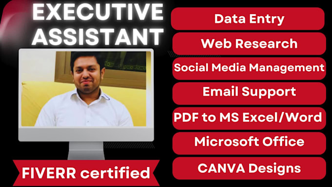 personal administrative virtual assistant, general executive research assistant