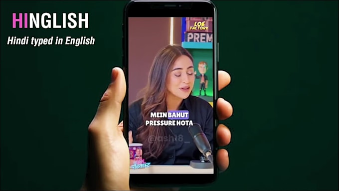 create hindi and tamil captions for short reels