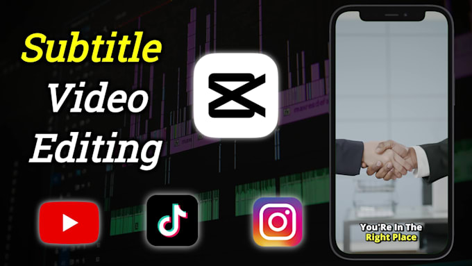 edit subtitles for reels, tiktok using capcut video editing