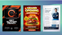 create modern canva graphics for social medias and ads