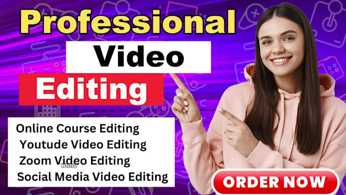 do video editing of online lessons and online courses