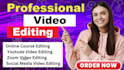 do video editing of online lessons and online courses