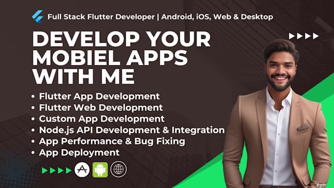 be your flutter expert and flutter developer for android, ios and web app