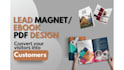 design ebook, guide, workbook,  PDF, lead magnet, and planner