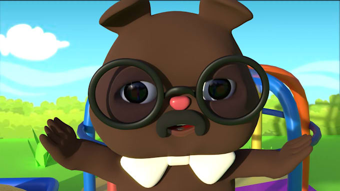 make a short 3d animation for kids